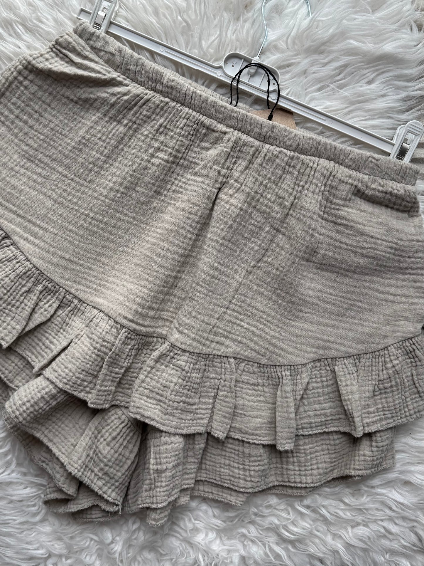 Musselin Hosenrock Taupe
