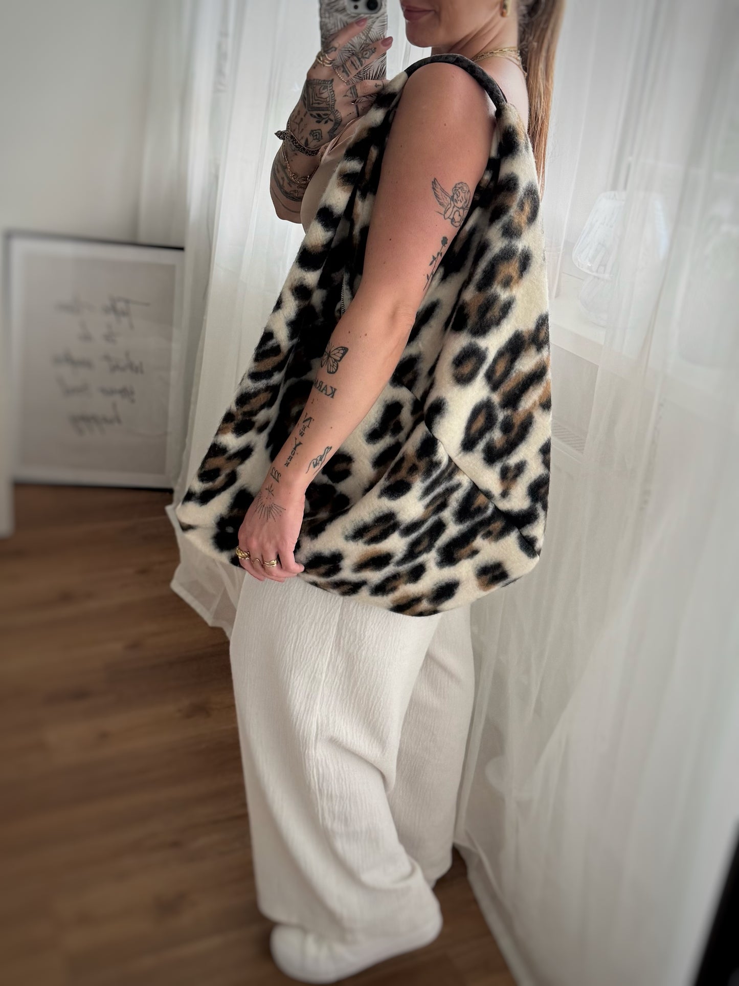 Shopper Tasche Leo Flausch